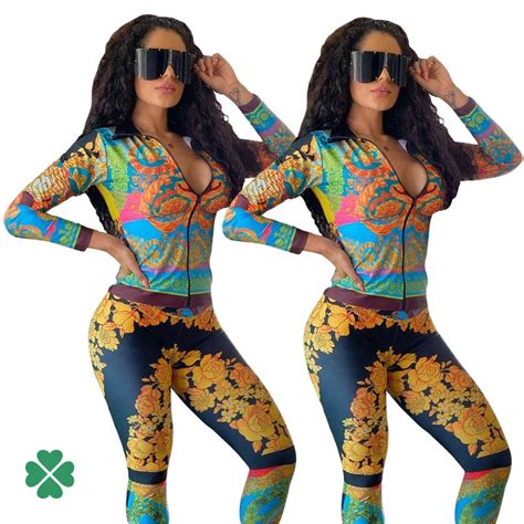 fake womens versace two piece suit|versace bloomingdale's.